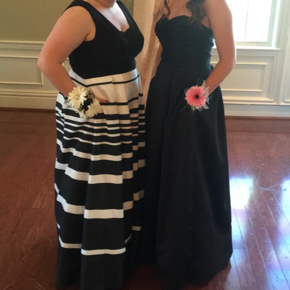 Black & White Prom dress